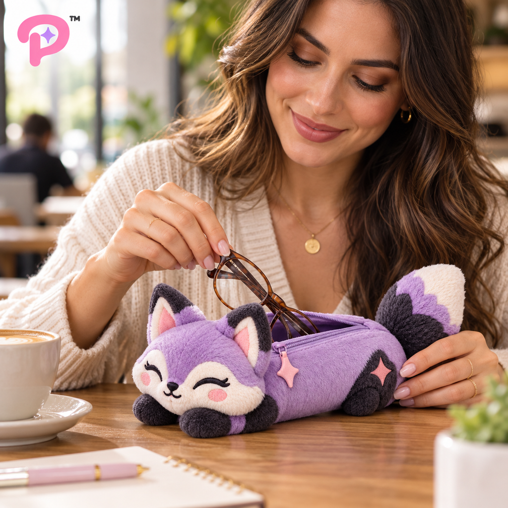 Pryzelia™ Duskfox Glasses Plush