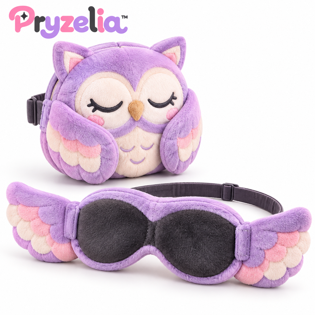 Pryzelia™ Foldwing Owl Sleep Mask Plush