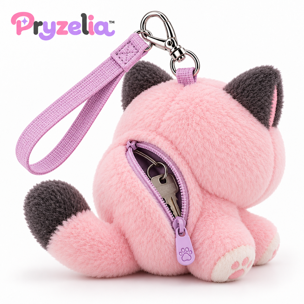 Pryzelia™ Prism Cat Bag Charm Plush