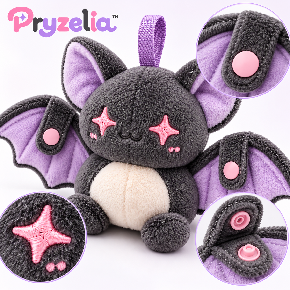 Pryzelia™ Starwing Bat Cord Plush