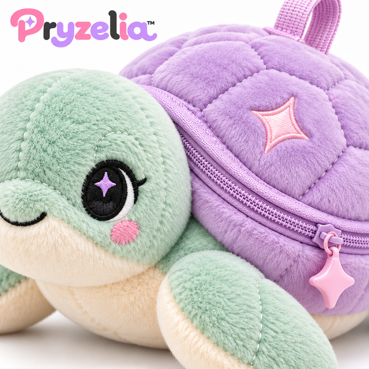 Pryzelia™ Starshell Turtle Tote Plush
