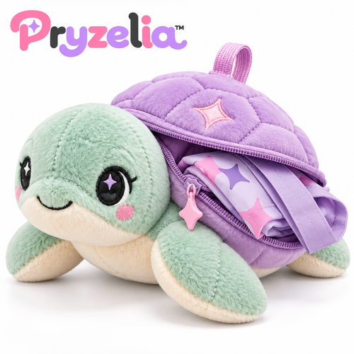 Pryzelia™ Starshell Turtle Tote Plush