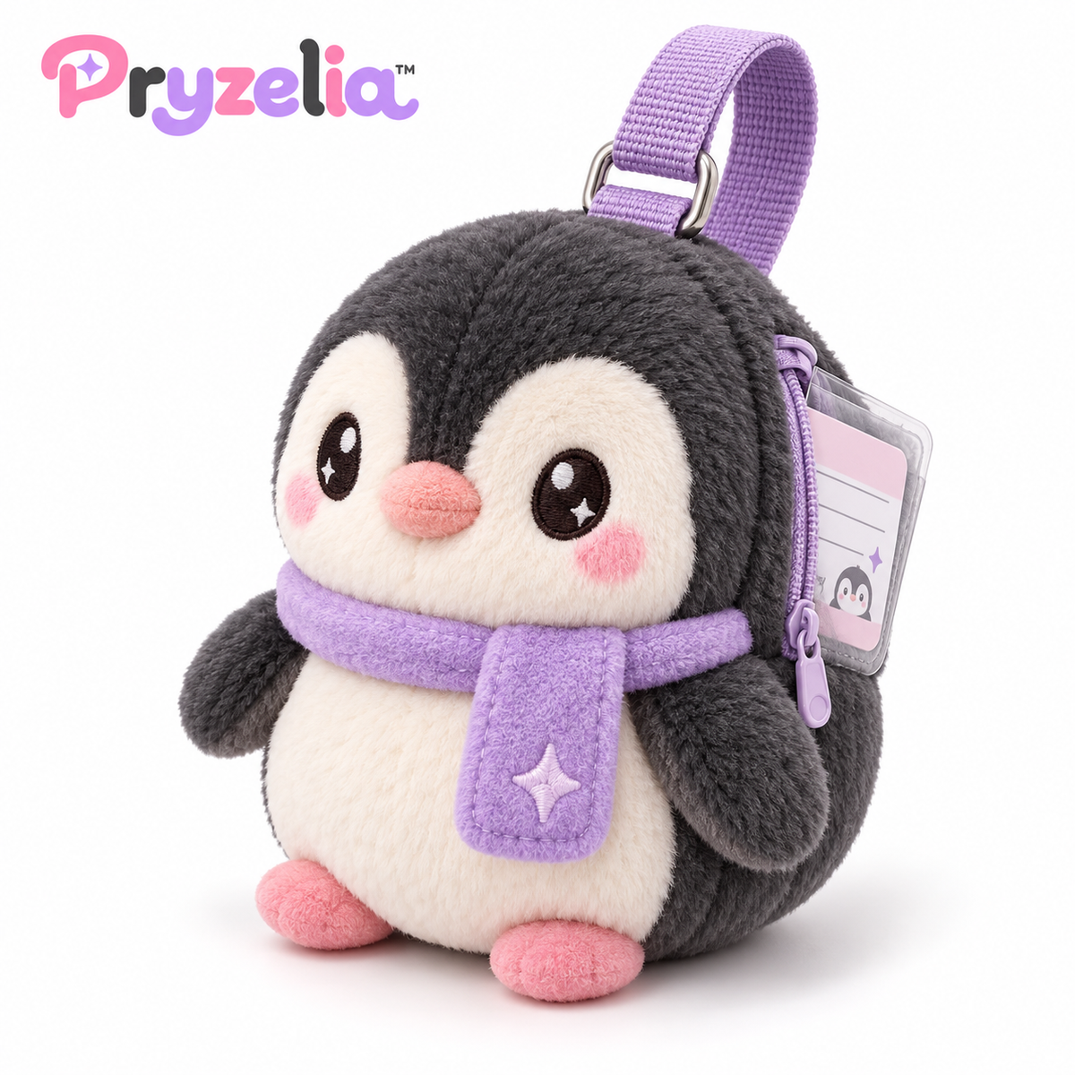 Pryzelia™ Pebble Penguin Luggage Plush