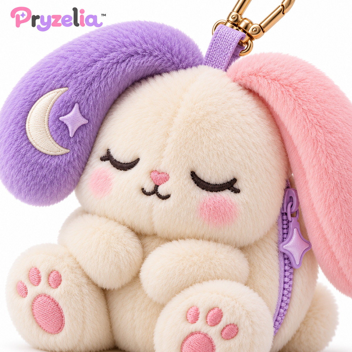 Pryzelia™ Moonloop Bunny Coin Plush